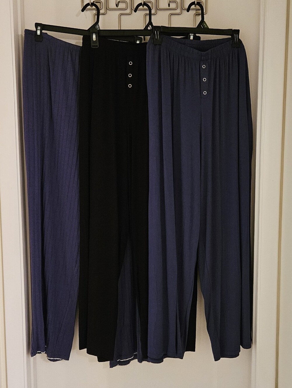 NWT Joyspun Pajama Pants Lot 3 Pack Womens 3X 22W 24W Soft Modal Lounge Bottoms